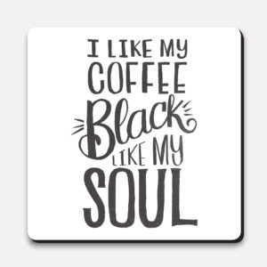 Coaster - MTW - Coffee Black